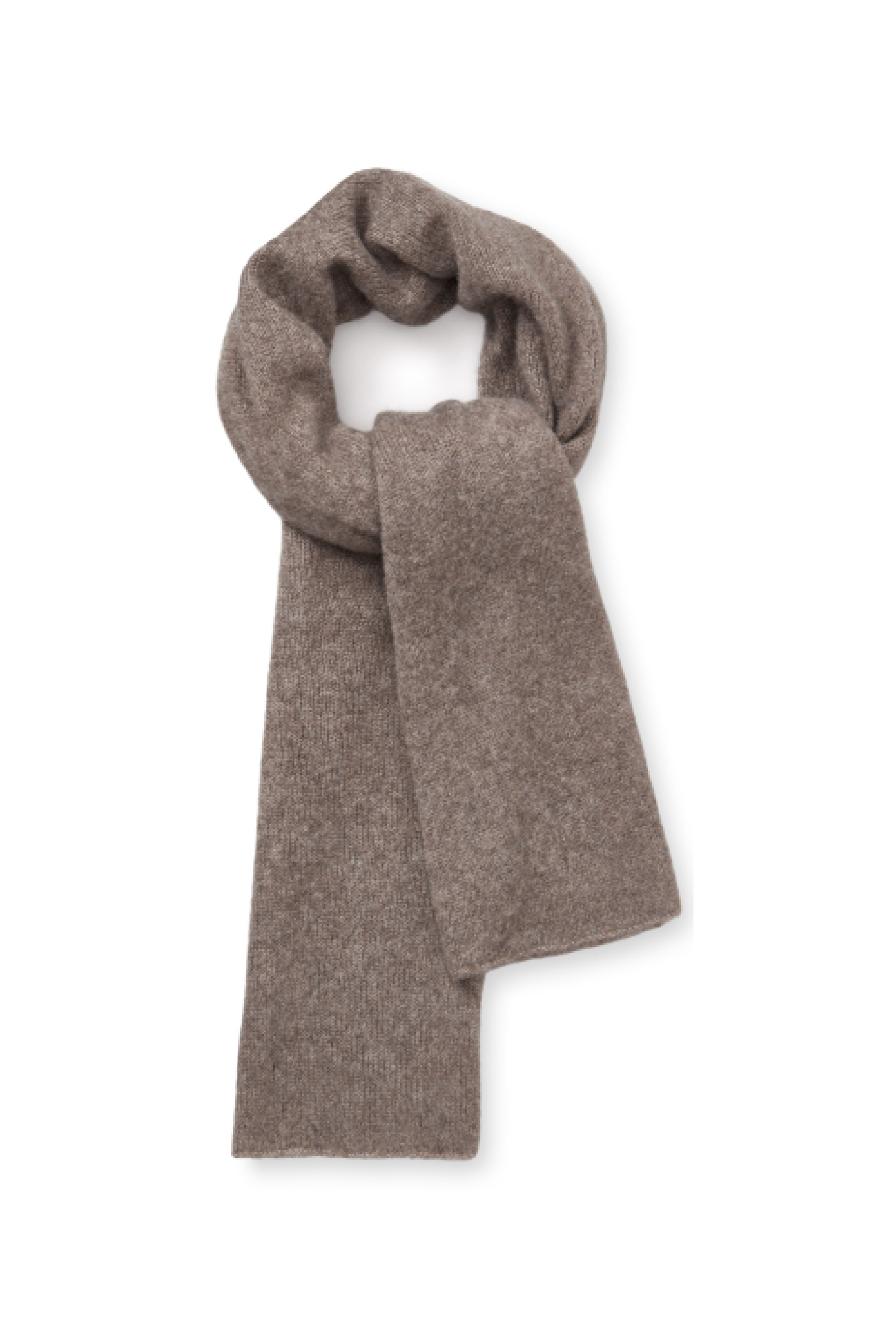 DUSTIN SCARF - HAZELNUT  - SILK/CASHMERE